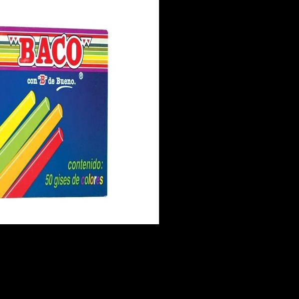 GIS MOLDEADO CAJA C50 COLORES BACO C.36